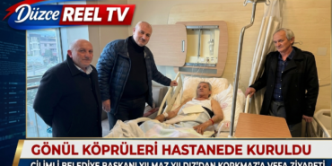 Gönül Köprüleri Hastanede Kuruldu: Başkan Yıldız’dan Korkmaz’a Vefa Ziyareti