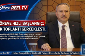 ALİ FİDAN'DAN GÖREVE HIZLI BAŞLANGIÇ: İLK TOPLANTI GERÇEKLEŞTİ