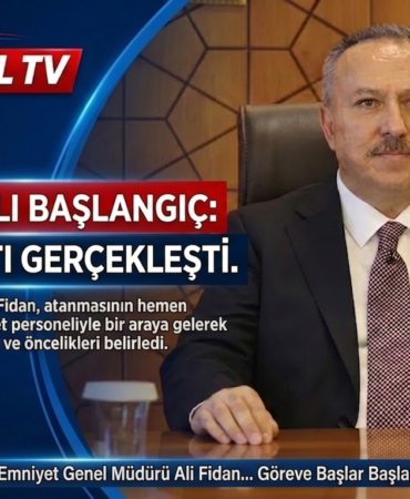 ALİ FİDAN'DAN GÖREVE HIZLI BAŞLANGIÇ: İLK TOPLANTI GERÇEKLEŞTİ