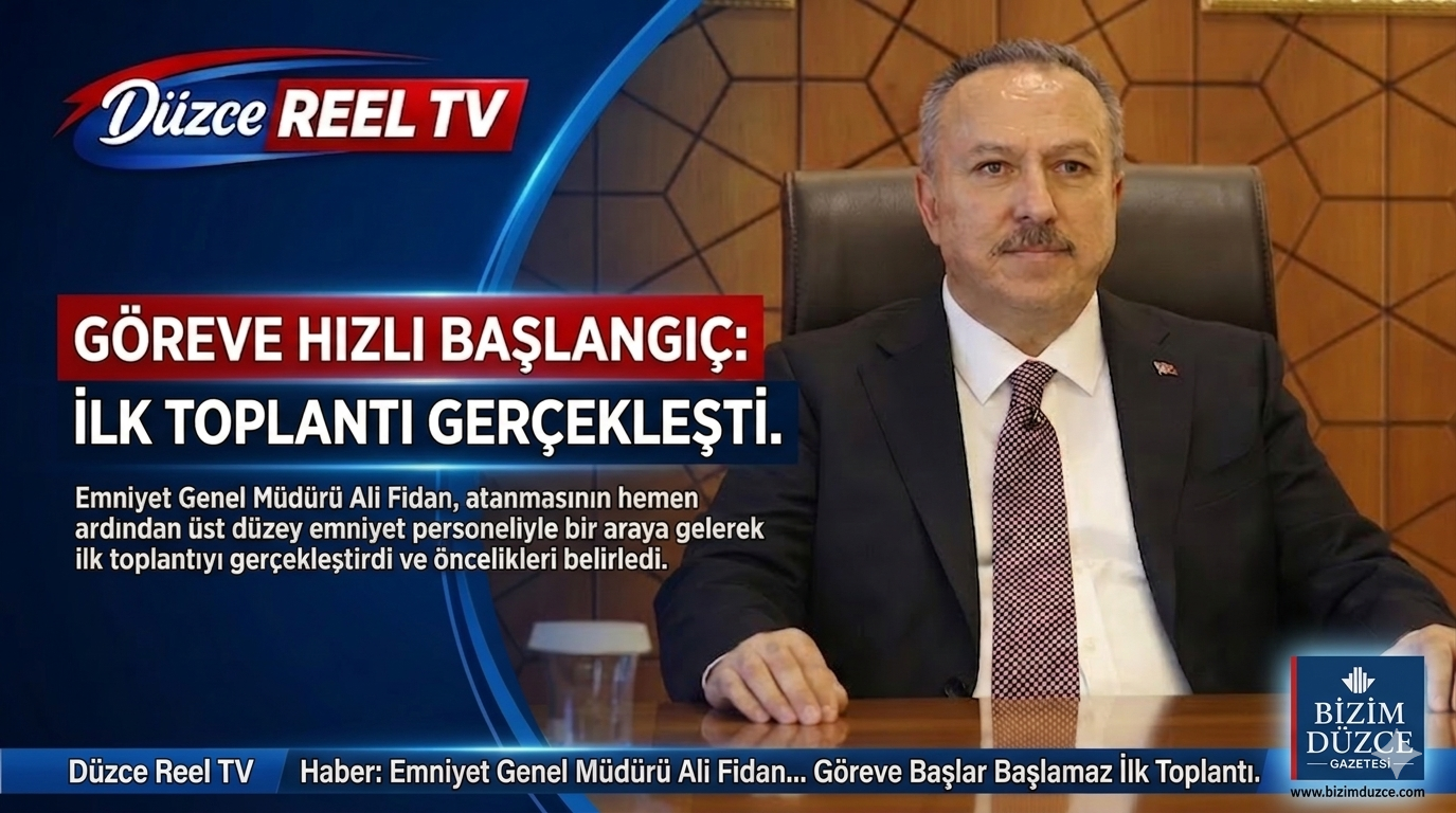 ALİ FİDAN'DAN GÖREVE HIZLI BAŞLANGIÇ: İLK TOPLANTI GERÇEKLEŞTİ