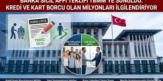 Banka Sicil Affı Teklifi TBMM’ye Sunuldu: