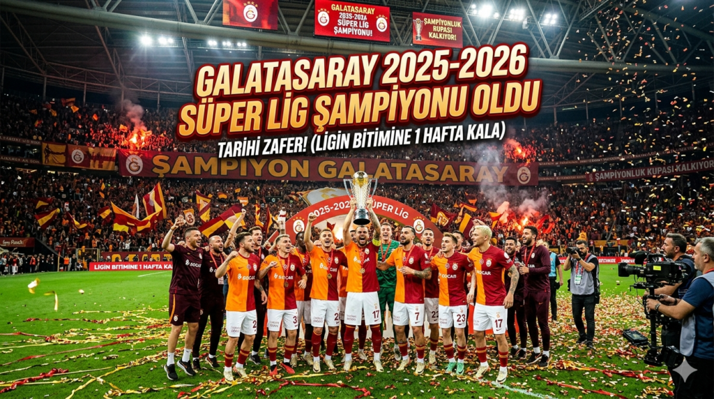 Galatasaray 2025-2026 Süper Lig Şampiyonu Oldu