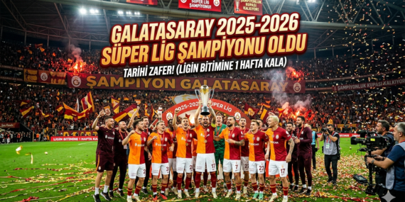 Galatasaray 2025-2026 Süper Lig Şampiyonu Oldu