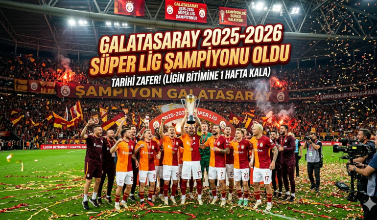 Galatasaray 2025-2026 Süper Lig Şampiyonu Oldu