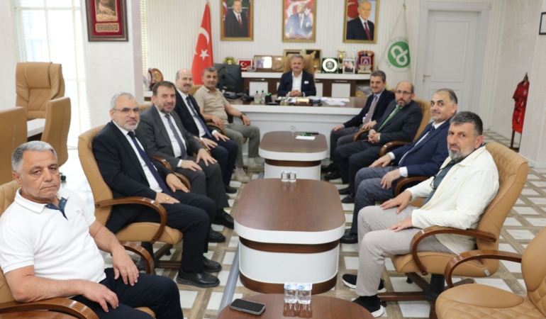 MÜFTÜLERDEN BAŞKAN MUSTAFA KOLOĞLU’NA ZİYARET: