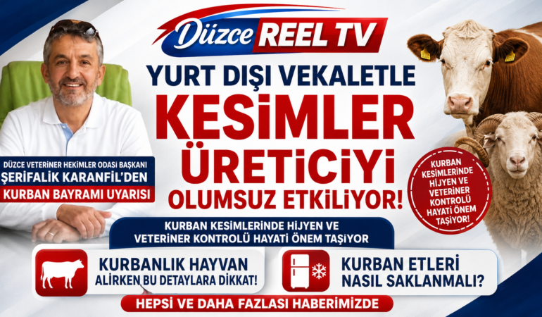 ŞERİFALİ KARANFİL: KURBAN KESİMLERİNDE HİJYEN İHMAL EDİLMEMELİ