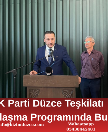 AK Parti Düzce teşkilatı bayramlaşma programında buluştu