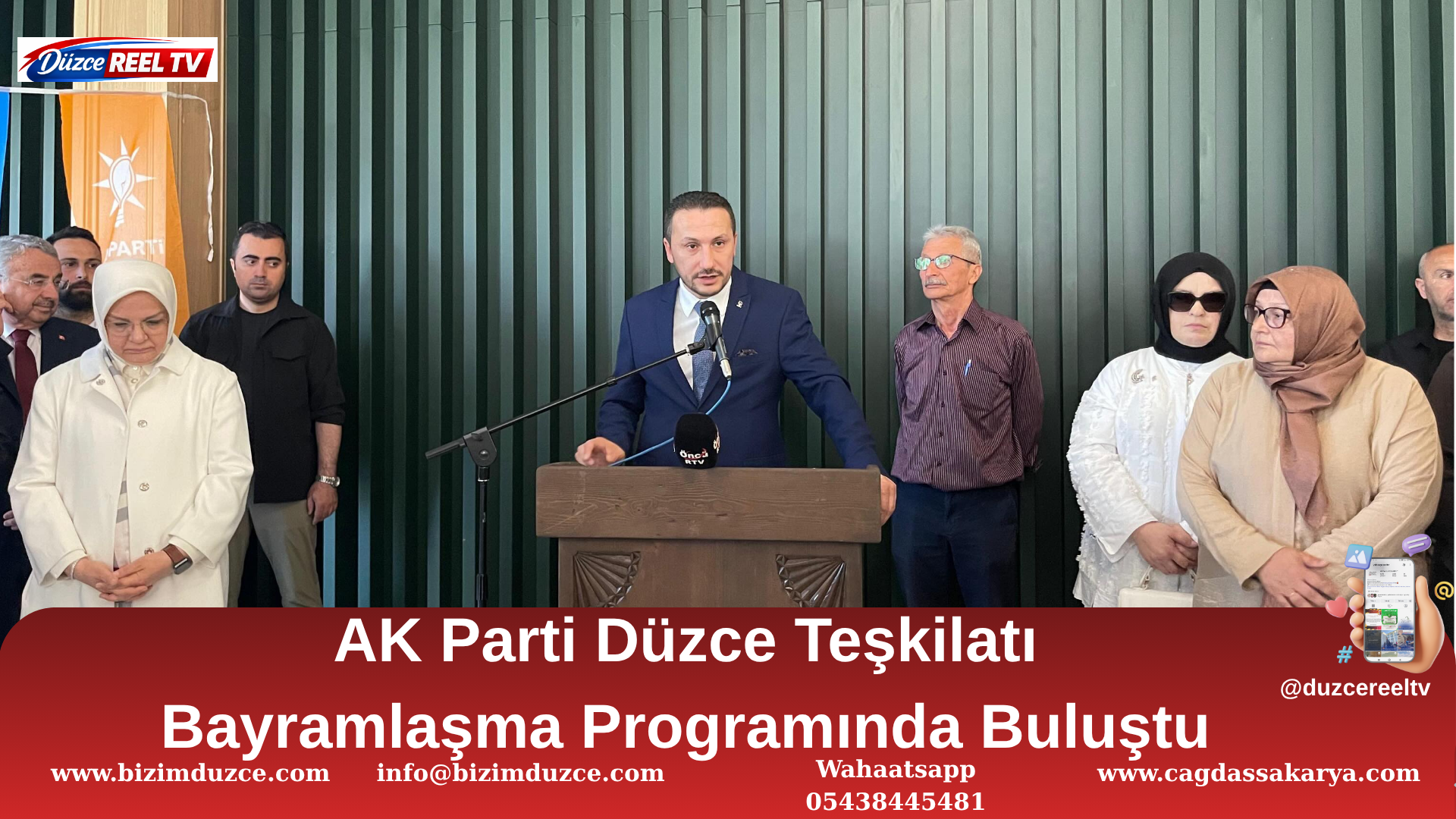 AK Parti Düzce teşkilatı bayramlaşma programında buluştu