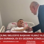 BAŞKAN YILMAZ YILDIZ BAYRAMDA DA DURMADI: EV EV GEZEREK GÖNÜLLERİ FETHETTİ!