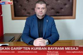 BAŞKAN AYDIN GARİP’TEN ANLAMLI KURBAN BAYRAMI MESAJI