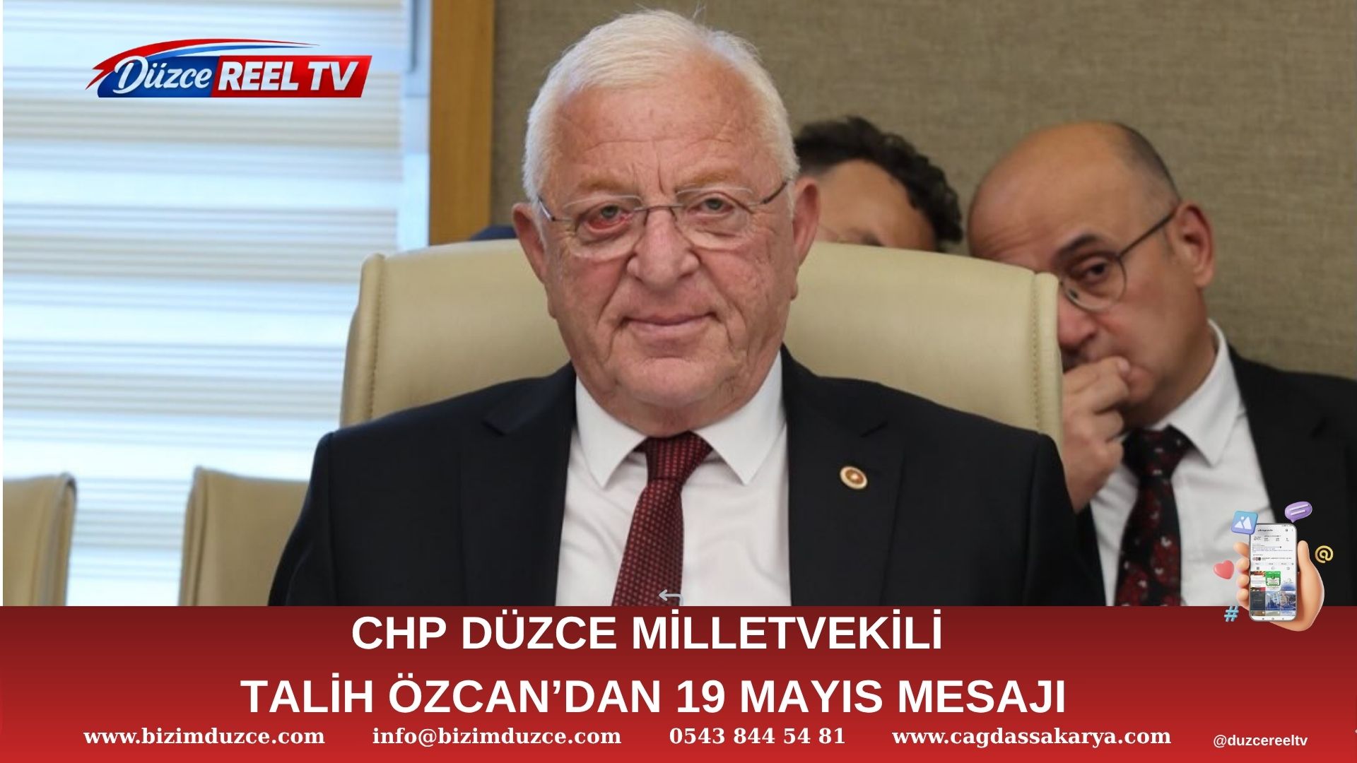 DÜZCE (Yavuz ÇAKAR) – Cumhuriyet Halk Partisi Düzce Milletvekili Talih Özcan, 19 Mayıs Atatürk’ü Anma, Gençlik ve Spor Bayramı dolayısıyla yayımladığı mesajda, 19 Mayıs 1919’un Türk milletinin bağımsızlık ve özgürlük mücadelesindeki en önemli dönüm noktalarından biri olduğunu vurguladı. Özcan, Gazi Mustafa Kemal Atatürk’ün Samsun’da yaktığı bağımsızlık meşalesinin bugün hâlâ gençlerin umudunda ve millet iradesinde yanmaya devam ettiğini ifade etti.