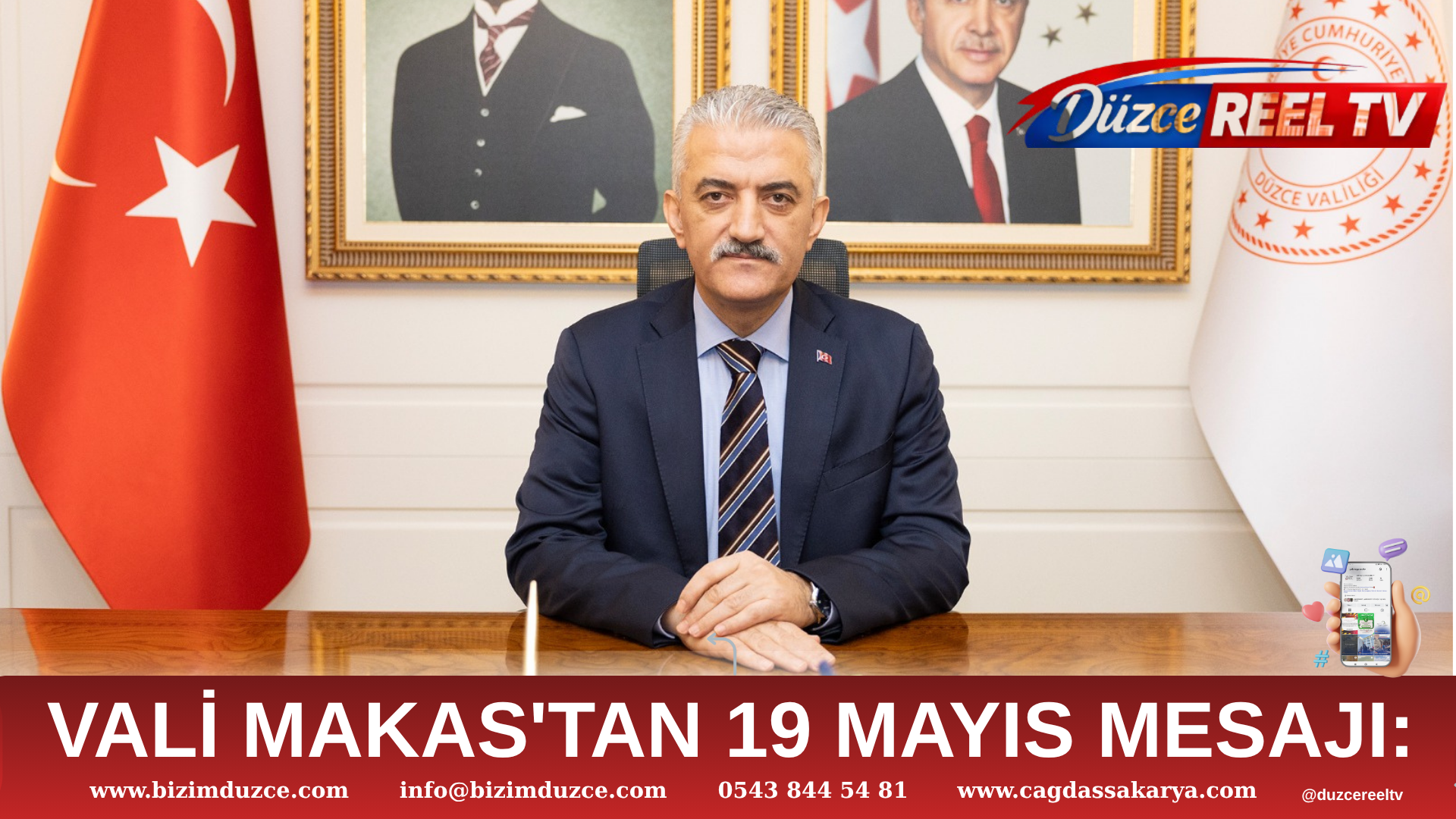 VALİ MAKAS'TAN 19 MAYIS MESAJI: