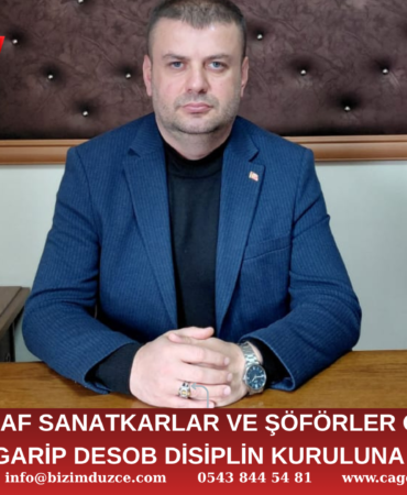 BAŞKAN AYDIN GARİP, DESOB DİSİPLİN KURULU’NA SEÇİLDİ