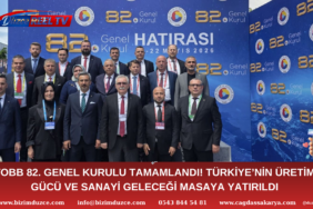ERDOĞAN BIYIK VE DÜZCE TSO HEYETİ TOBB GENEL KURULU’NDA YERİNİ ALDI: