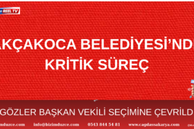 GÖZLER BAŞKAN VEKİLİ SEÇİMİNE ÇEVRİLDİ