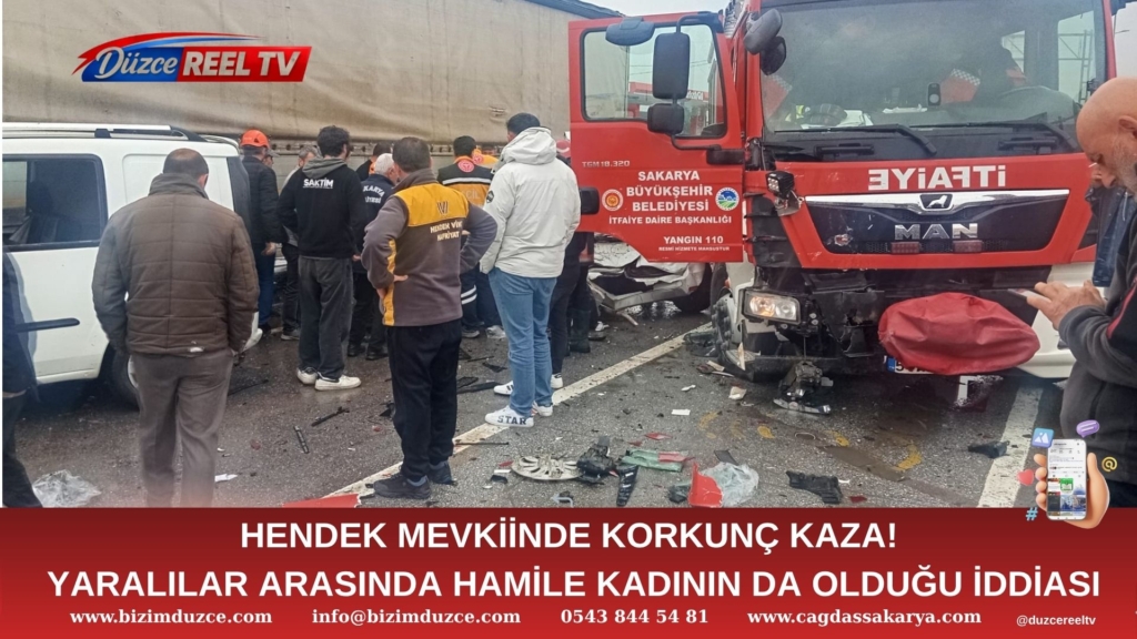 İTFAİYE ARACI 6 ARACI BİÇTİ: ÇOK SAYIDA YARALI VAR