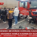 İTFAİYE ARACI 6 ARACI BİÇTİ: ÇOK SAYIDA YARALI VAR