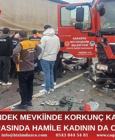 İTFAİYE ARACI 6 ARACI BİÇTİ: ÇOK SAYIDA YARALI VAR