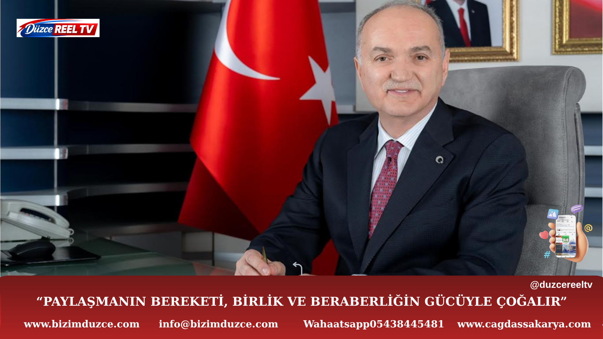 BAŞKAN DR.ÖZLÜ “PAYLAŞMANIN BEREKETİ, BİRLİK VE BERABERLİĞİN GÜCÜYLE ÇOĞALIR”