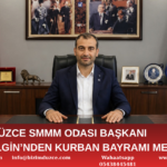 BAŞKAN ADEM BİLGİN’DEN KURBAN BAYRAMI MESAJI