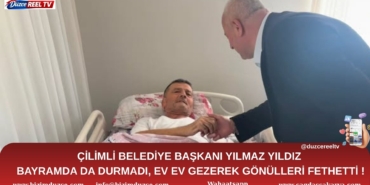 BAŞKAN YILMAZ YILDIZ BAYRAMDA DA DURMADI: EV EV GEZEREK GÖNÜLLERİ FETHETTİ!