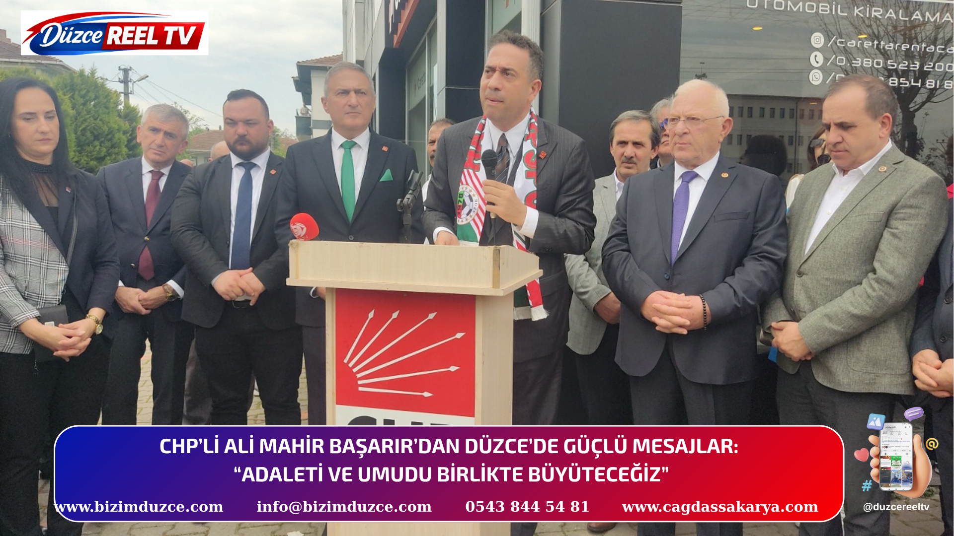 CHP’Lİ ALİ MAHİR BAŞARIR’DAN DÜZCE’DE GÜÇLÜ MESAJLAR: