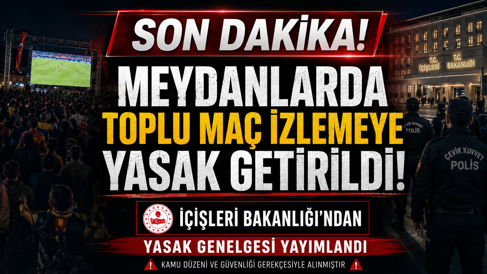 Meydanlarda Milli Heyecana YKS Freni: