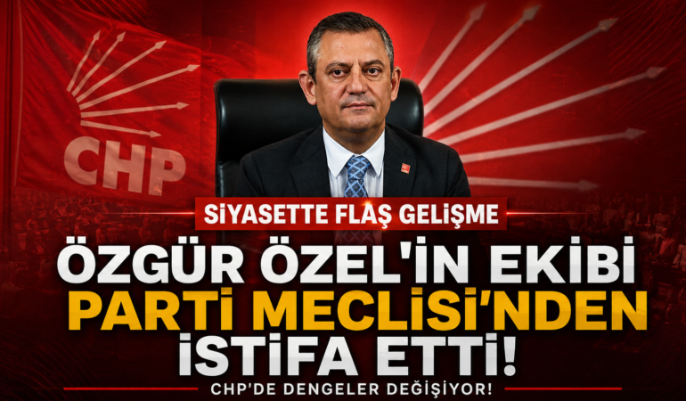 Özgür Özel'in Ekibi Parti Meclisi'nden İstifa Etti