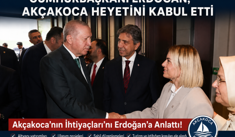 Alev Ünal Akçakoca'nın Sorunları'nı Erdoğan'a Anlattı!