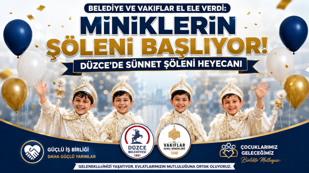 Düzce'de Sünnet Şöleni Heyecanı