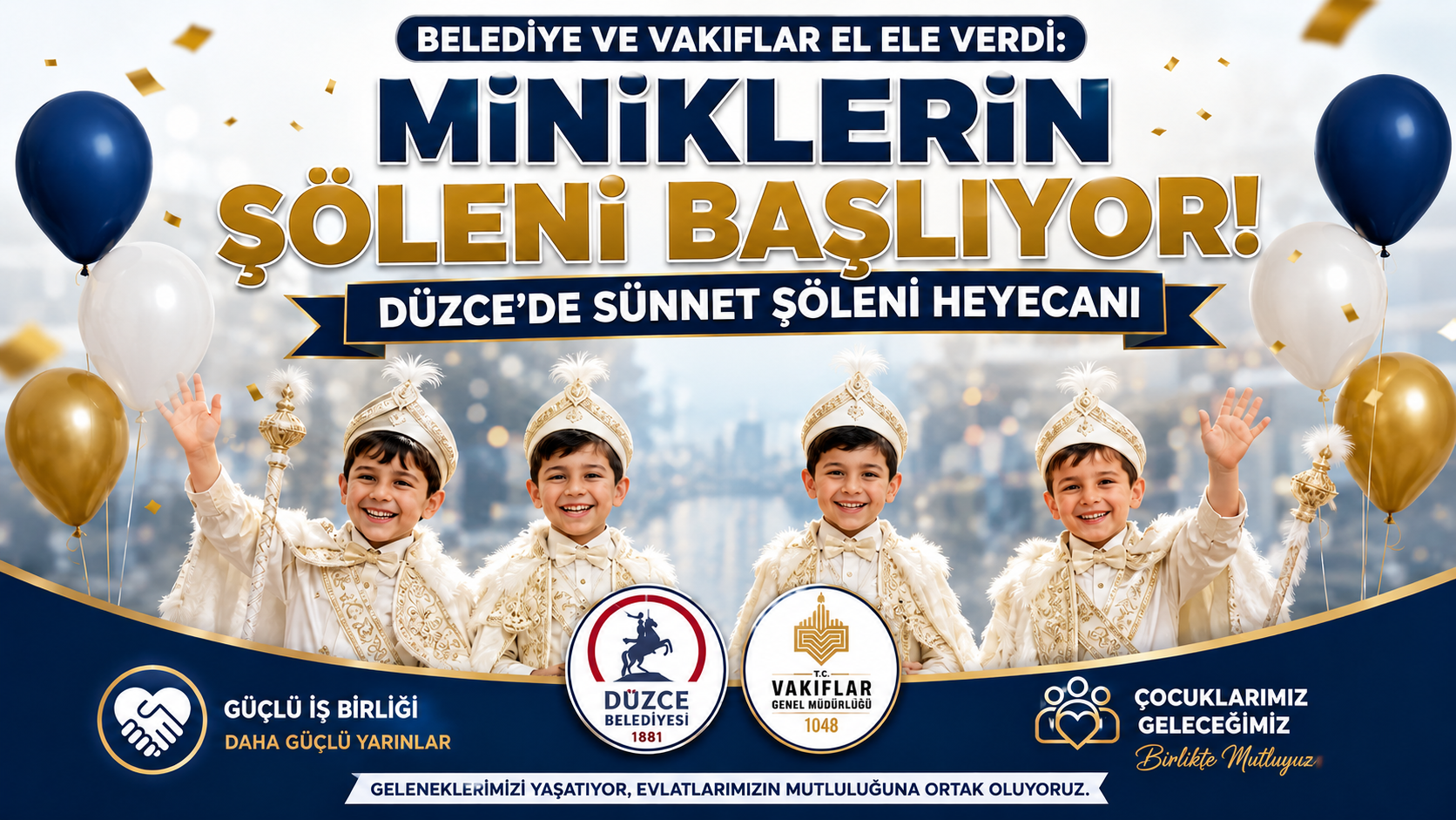 Düzce'de Sünnet Şöleni Heyecanı