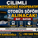 Çilimli'de Halk Otobüslerine Şoför Alınacak;