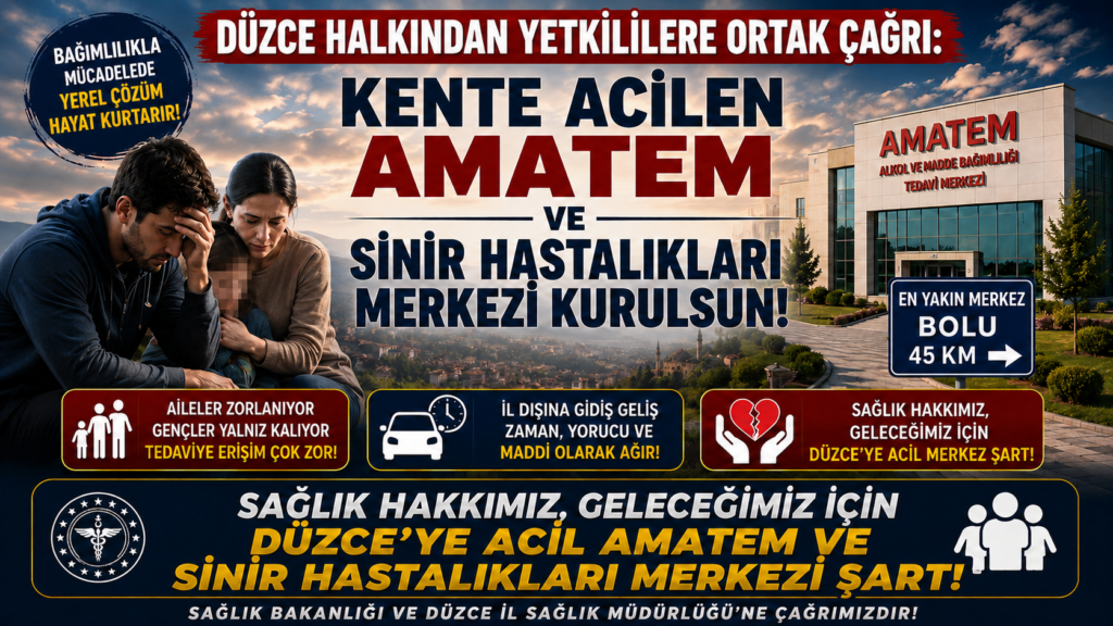 Düzce Halkından Yetkililere Ortak Çağrı: