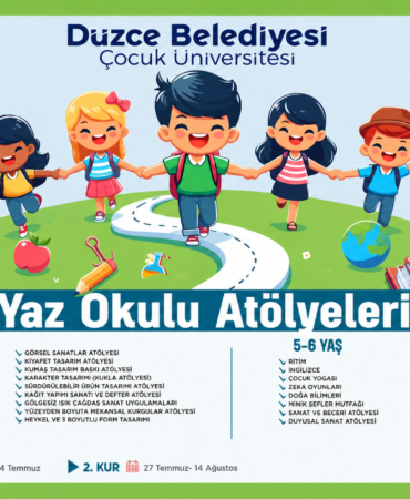 Düzce Belediyesi'nden Çocuklara Muhteşem Yaz Müjdesi