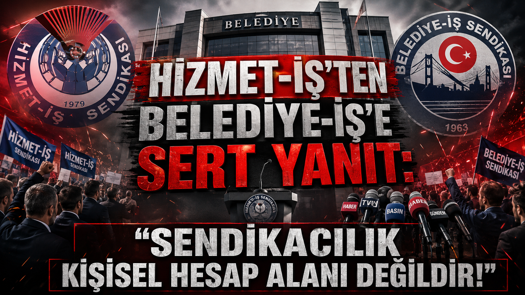 Hizmet-İş'ten Belediye-İş'e Yanıt: "Emekçiye Saygısızlık!"