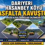 Darıyeri Hasanbey Köyü Asfalta Kavuştu!