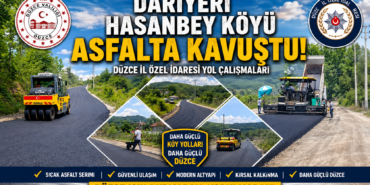Darıyeri Hasanbey Köyü Asfalta Kavuştu!