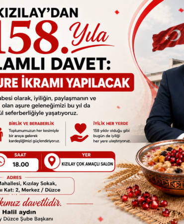 Kızılay’dan 158. Yıla Anlamlı Davet: