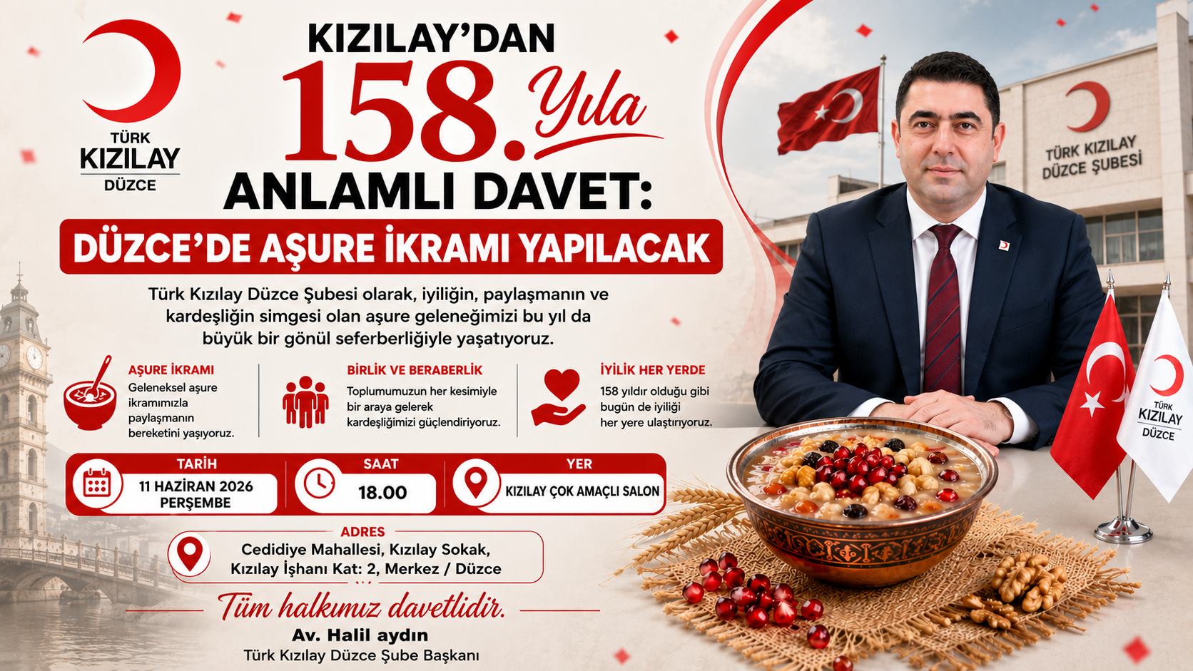 Kızılay’dan 158. Yıla Anlamlı Davet:
