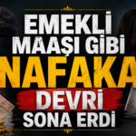 EMEKLİ MAAŞI GİBİ NAFAKA DEVRİ SONA ERDİ