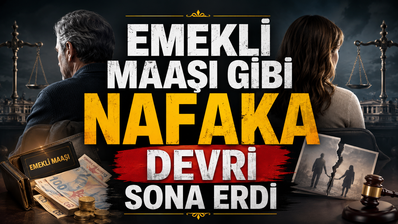 EMEKLİ MAAŞI GİBİ NAFAKA DEVRİ SONA ERDİ