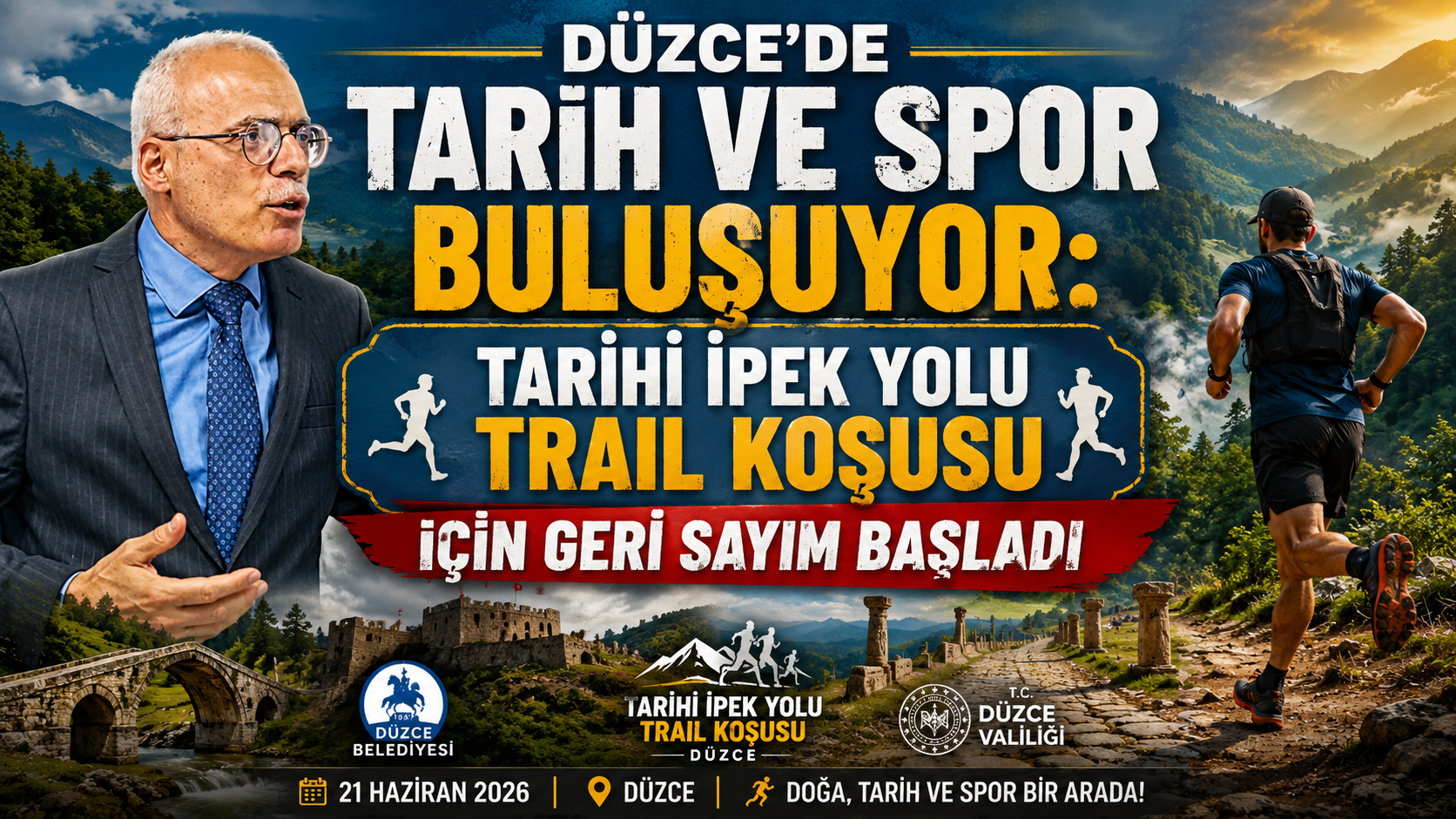  Tarih Koşarak Canlanıyor: Düzce’de İpek Yolu Maratonu Başlıyor!