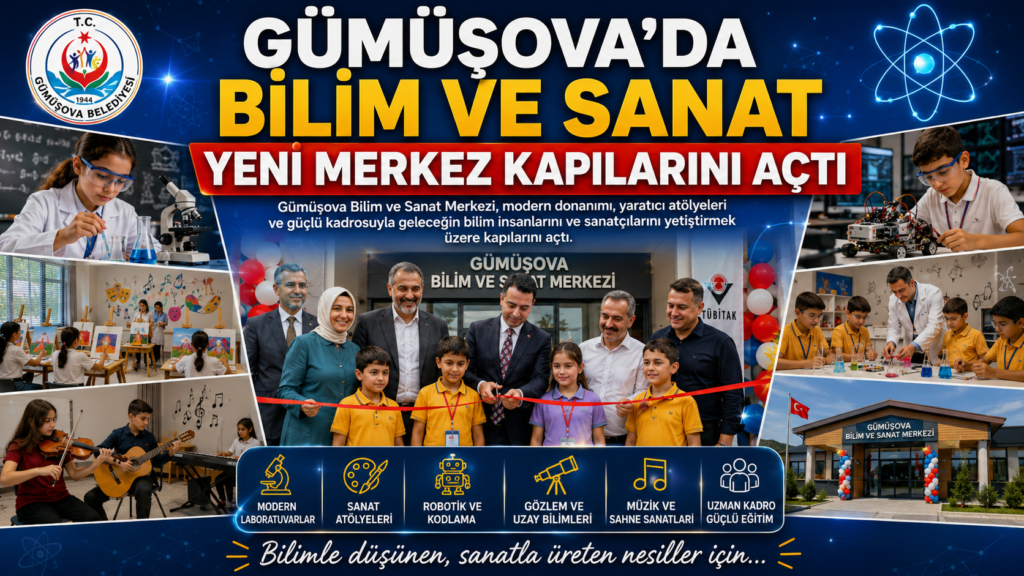 Gümüşova'da Bilim ve Sanat Yeni Merkez Kapılarını Açtı