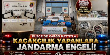Düzce’de Kargo Hattıyla Kaçakçılık Yapanlara Jandarma'dan Operasyon