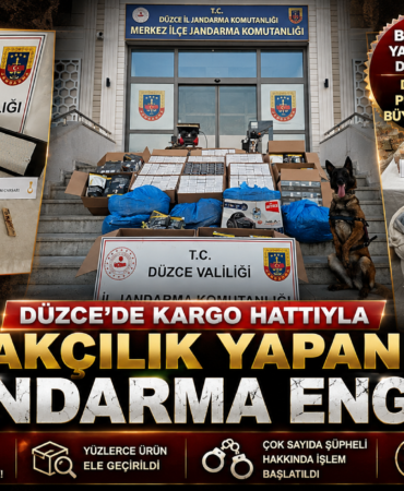Düzce’de Kargo Hattıyla Kaçakçılık Yapanlara Jandarma'dan Operasyon