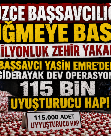 DÜZCE'DE MİLYONLUK ZEHİR SEVKİYATINA DARBE: