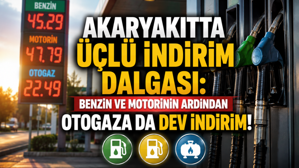 BENZİN VE MOTORİNİN ARDINDAN OTOGAZA DA DEV İNDİRİM!
