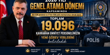 Bakan Çiftçi Duyurdu: Emniyet’te 19 Bin 96 Personelin Görev Yeri Değişti!