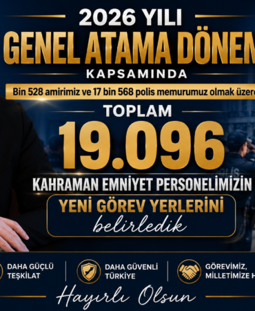 Bakan Çiftçi Duyurdu: Emniyet’te 19 Bin 96 Personelin Görev Yeri Değişti!