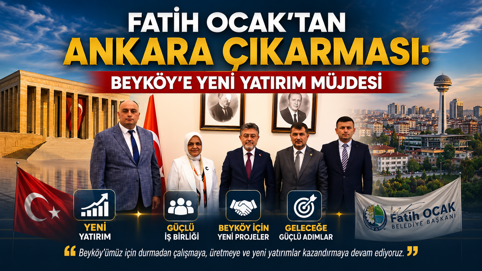 Başkan Ocak'tan Beldeye Ariyet Ocağı Hamlesi